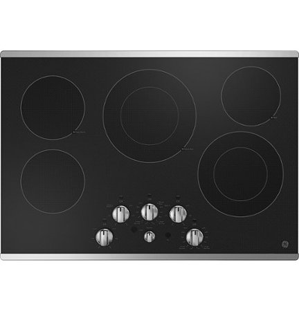 GE - 30" Electric Built In Cooktop - Stainless Steel