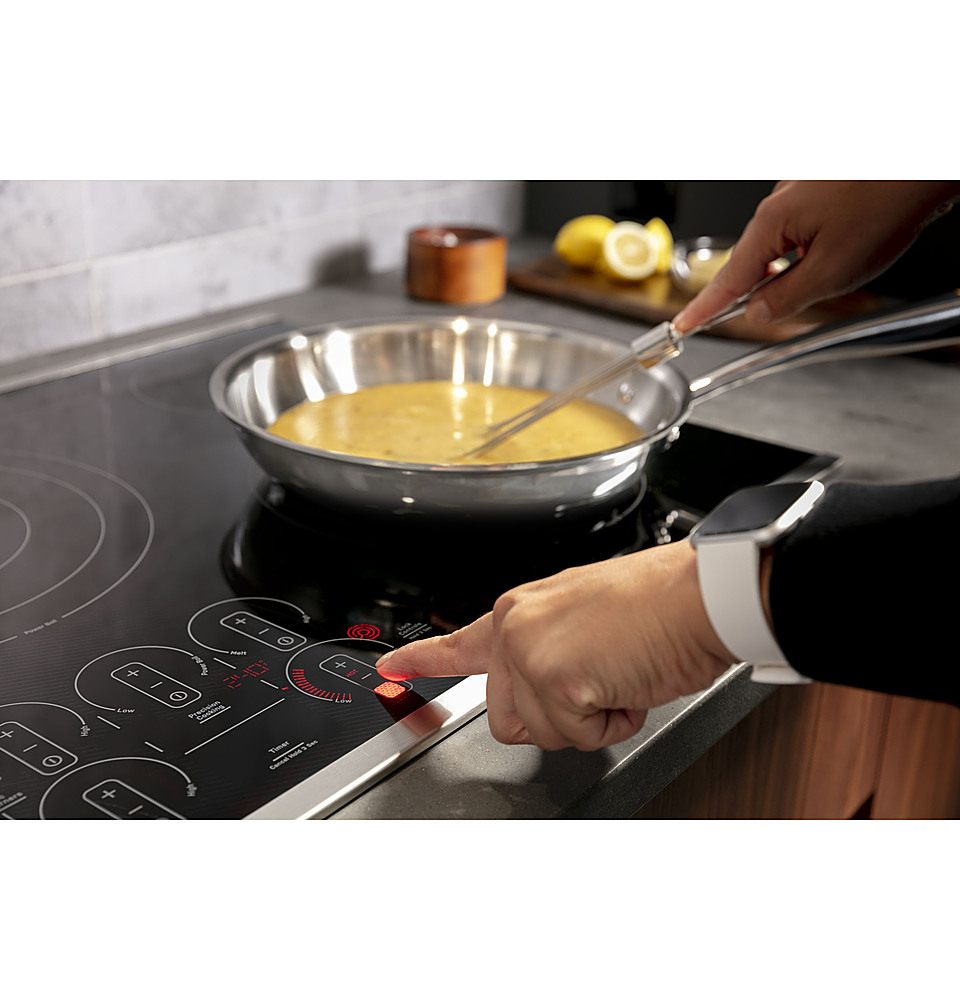 GE Profile 36 Built-In Electric Induction Cooktop Black on Black  PHP9036DJBB - Best Buy