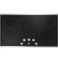 GE - 36" Electric Built In Cooktop - Stainless Steel