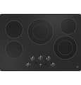 GE - 30" Electric Built In Cooktop with 2 Power Boil Dual Ring Elements - Black