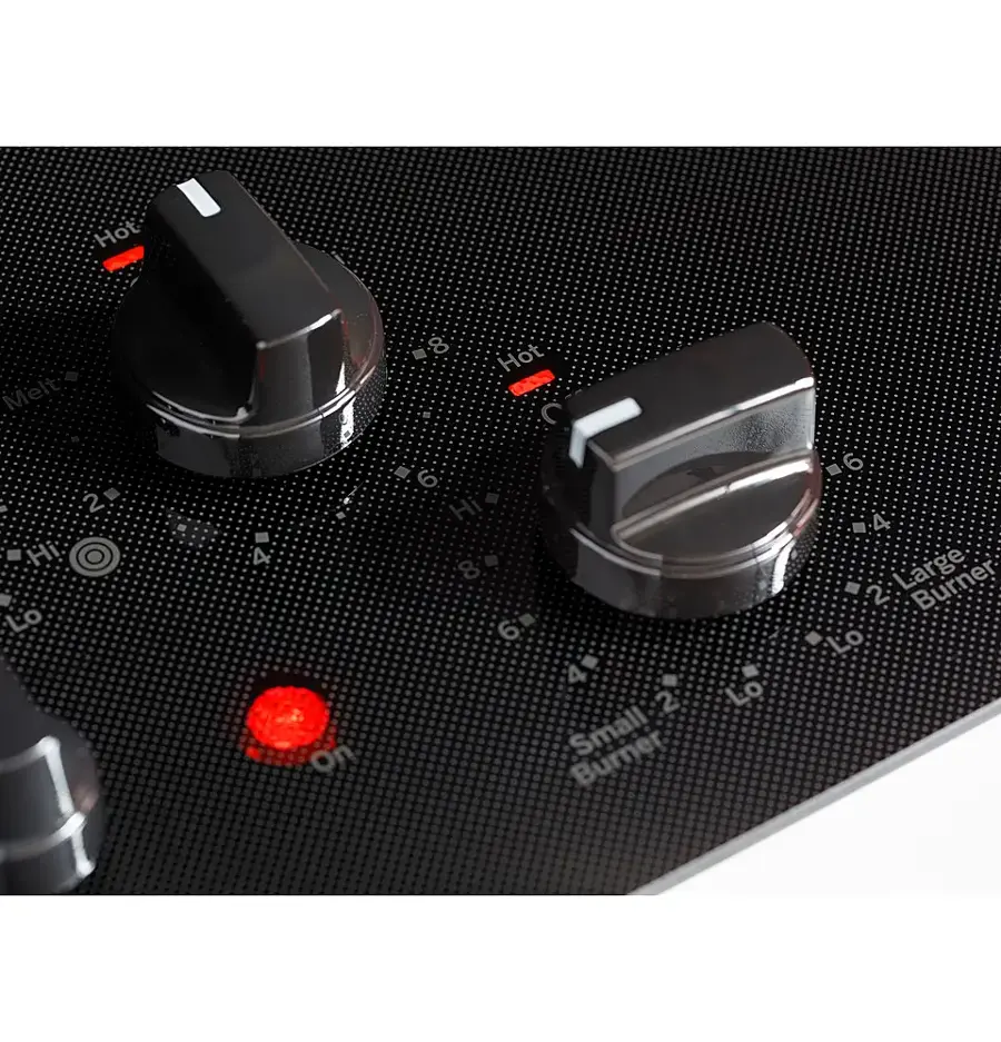 Alt View 17. GE - 30" Electric Built In Cooktop - Black.