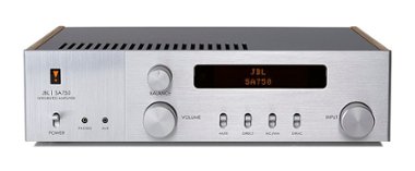 JBL - SA750 2.0-Ch. Intelligent Integrated Amplifier with Googlecast and Dirac Live - Silver - Front_Zoom