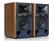 Left. JBL - 4305P 5-1/4" Hi-Res 300W Wireless 2-Way Bookshelf Speakers (Pair) - Walnut.
