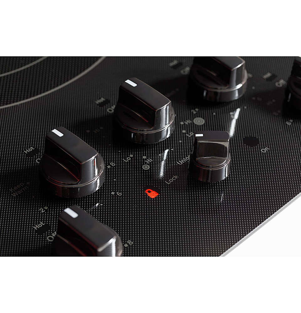 GE JP626BKBB 36 Electric Cooktop with 4 Coil Elements, Removable Drip  Bowls, Upfront Controls and ADA Compliant: Black