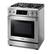 Angle. Thor Kitchen - 4.55 cu. Ft. Freestanding LP Gas Range with Self Cleaning - Stainless Steel.