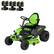 Front. Greenworks - 80 Volt 42" CrossoverT Electric Riding Lawn Mower (6 4Ah Batteries and 3 Dual Port Turbo Chargers Included) - Green.
