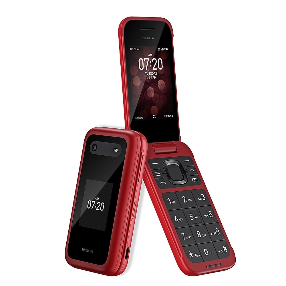 Best Buy Nokia 2780 Flip Phone (Unlocked) Red TA1420