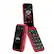 Front. Nokia - 2780 Flip Phone (Unlocked) - Red.