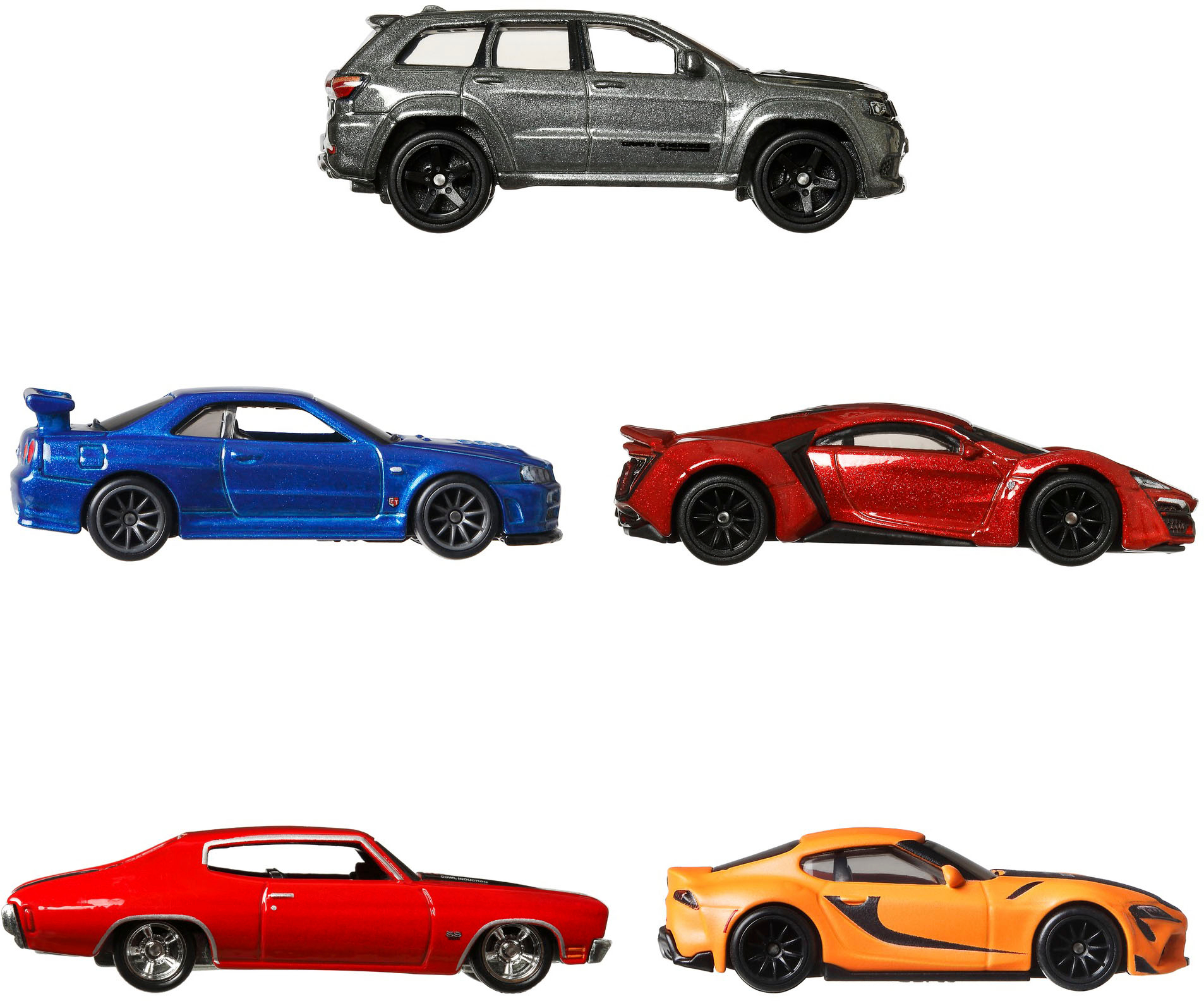 Left View: Hot Wheels - Fast & Furious Vehicles Premium Collector Bundle
