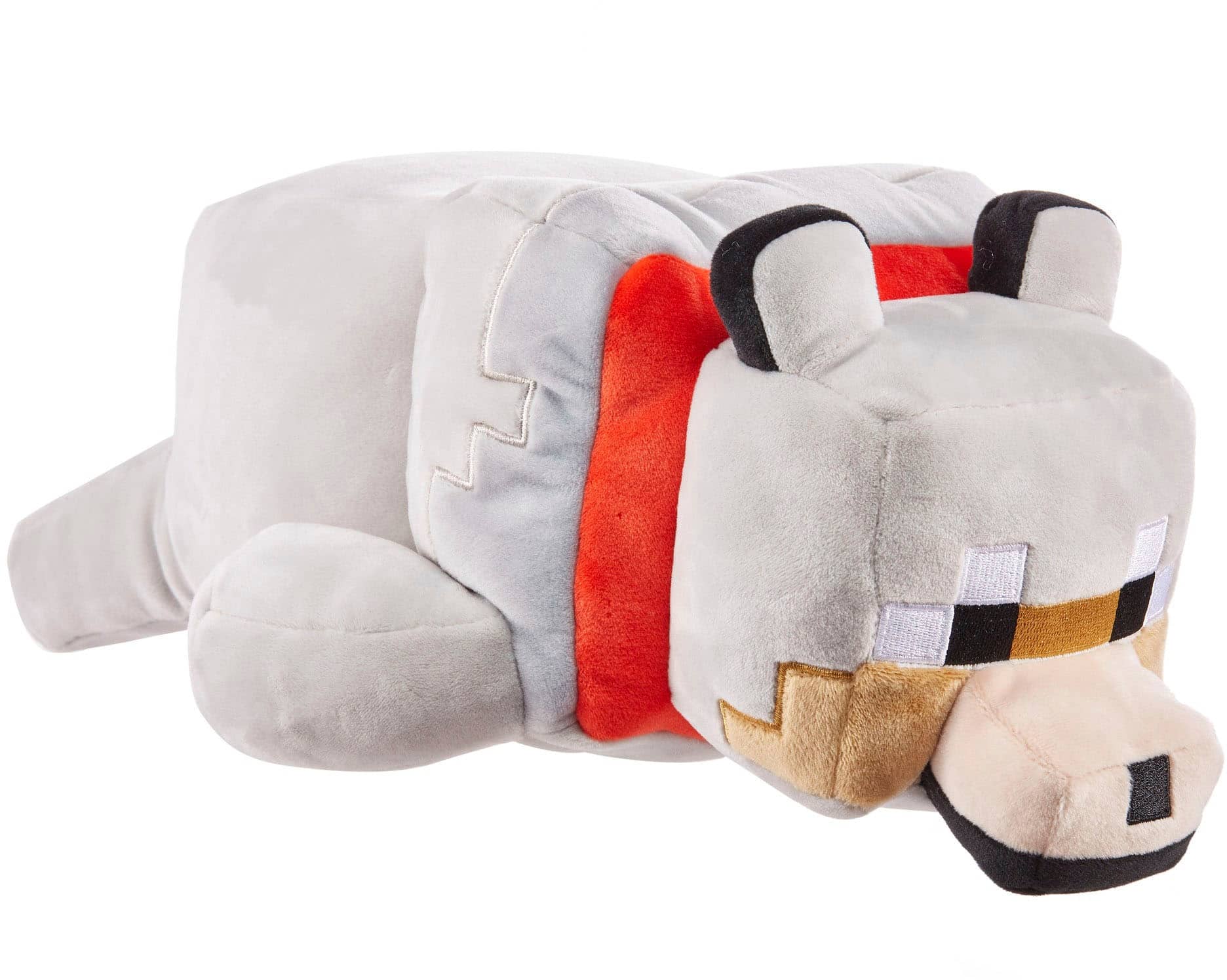 Front. Minecraft - 12" Basic Plush Tamed Wolf.