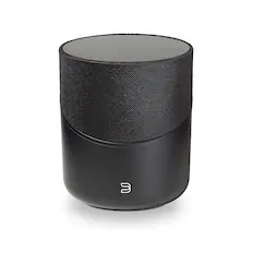 Front. Bluesound - Omni-Hybrid Hi-Res Wireless Music Streaming Speaker - Black.
