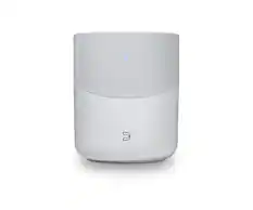 Front. Bluesound - Omni-Hybrid Hi-Res Wireless Music Streaming Speaker - White.