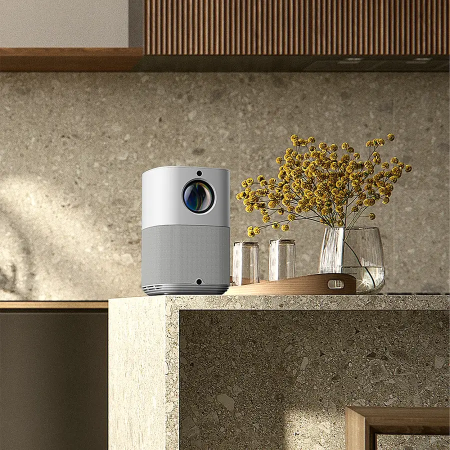 Alt View 15. Vankyo - X3 Native 1080P Wireless Single LCD Projector - White.