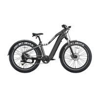 OKAI - Ranger Electric Bike w/ 45 Miles Max Operating Range and 28 mph Max Speed - Midnight Black - Front_Zoom