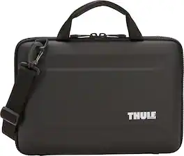 Thule - Gauntlet 4 Attaché Briefcase for 14” MacBook Pro, 13” MacBook Pro, 13” MacBook Air, & 12.3" PCs, Laptops & Chromebooks - Black