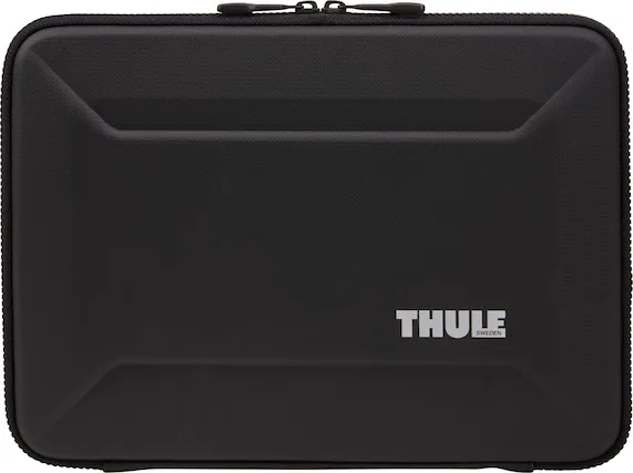 Front. Thule - Gauntlet Laptop Sleeve Laptop Case for 14” Apple MacBook Pro, 13” Apple MacBook Pro, Air, PCs, Laptops & Chromebooks - Black.
