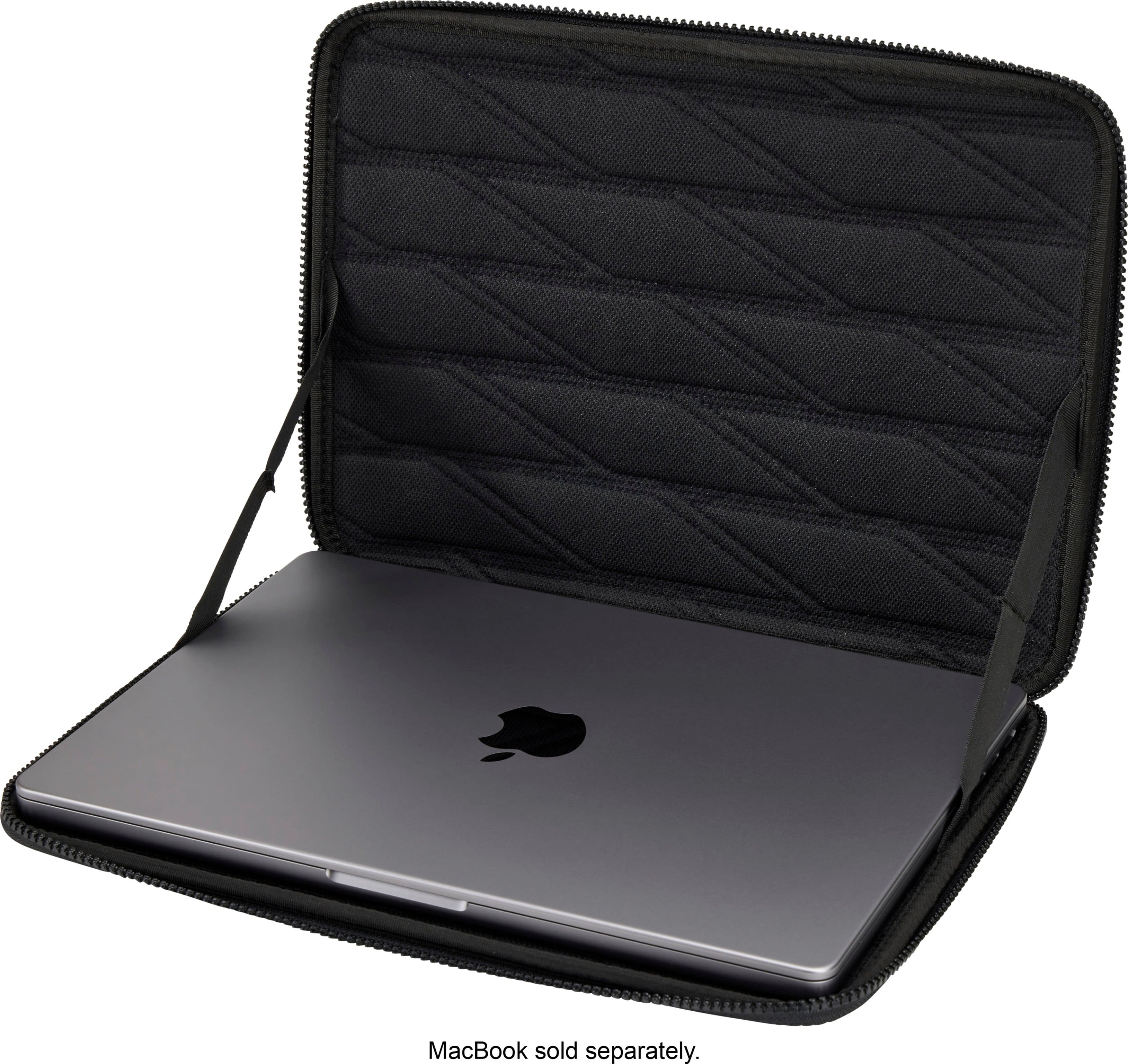 Alt View 11. Thule - Gauntlet Laptop Sleeve Laptop Case for 14” Apple MacBook Pro, 13” Apple MacBook Pro, Air, PCs, Laptops & Chromebooks - Black.