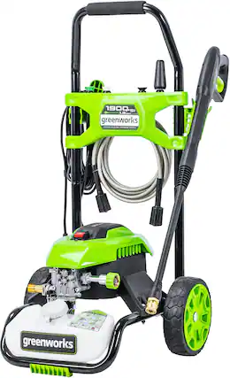 Front. Greenworks - Electric Pressure Washer up to 1900 PSI at 1.2 GPM - Green.