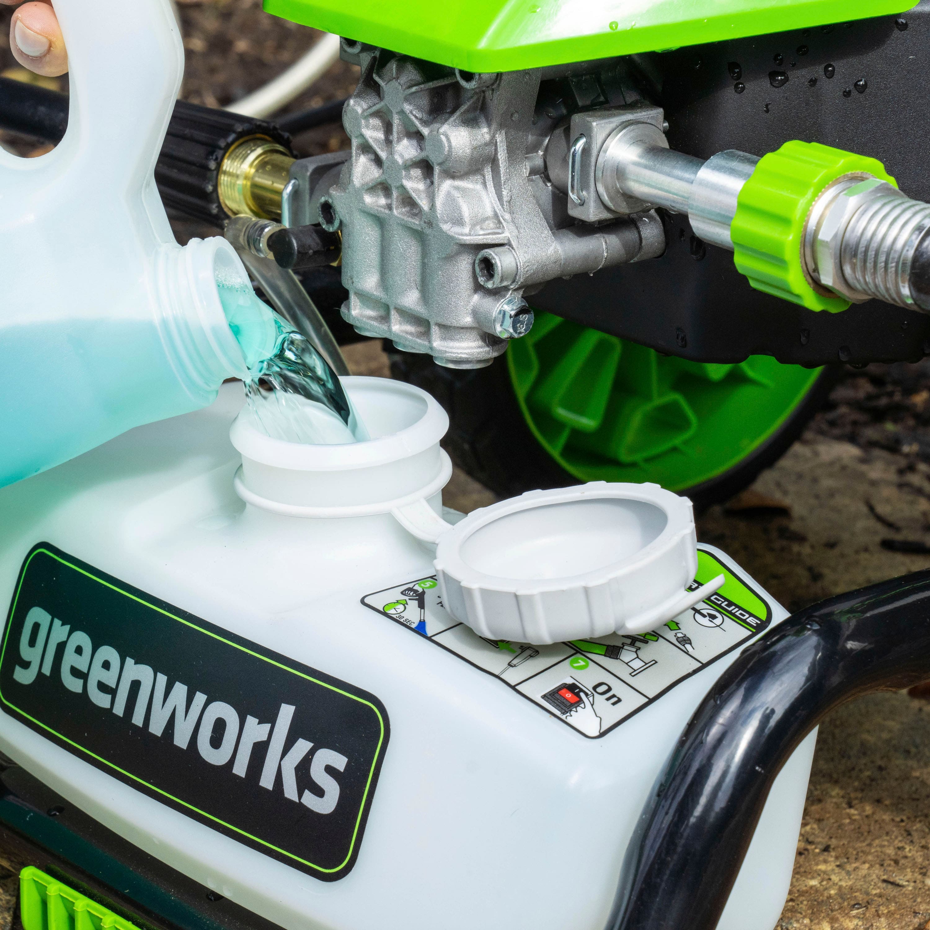 Alt View 12. Greenworks - Electric Pressure Washer up to 1900 PSI at 1.2 GPM - Green.
