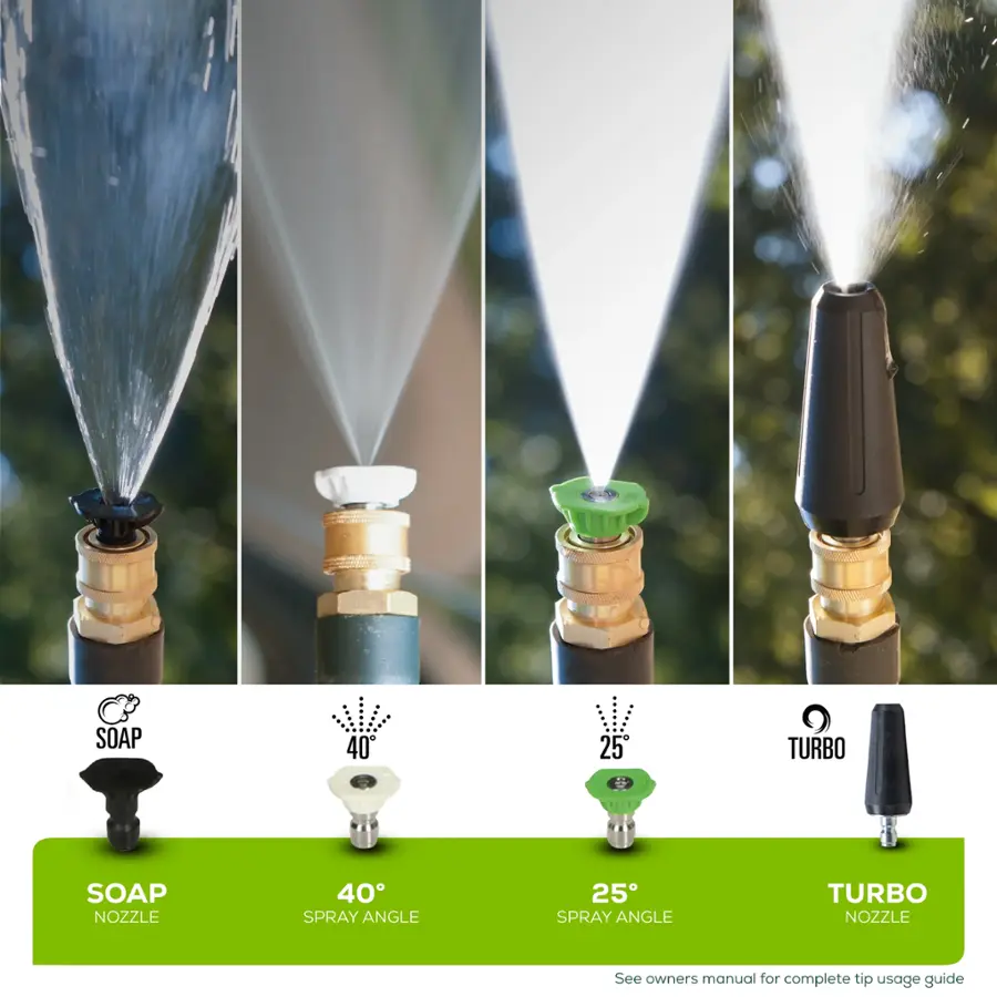 Alt View 13. Greenworks - Electric Pressure Washer up to 1900 PSI at 1.2 GPM - Green.