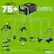 Alt View 20. Greenworks - 80 Volt 4Ah Battery (Charger not included) - Black/Green.