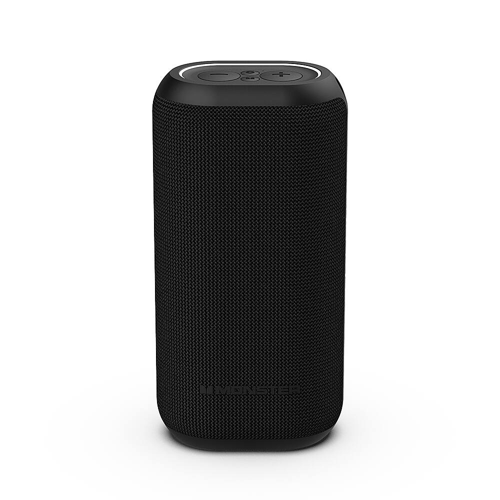 Alt View 11. Monster - DNA MAX Portable Bluetooth Speaker with Qi Wireless Charging - Black.