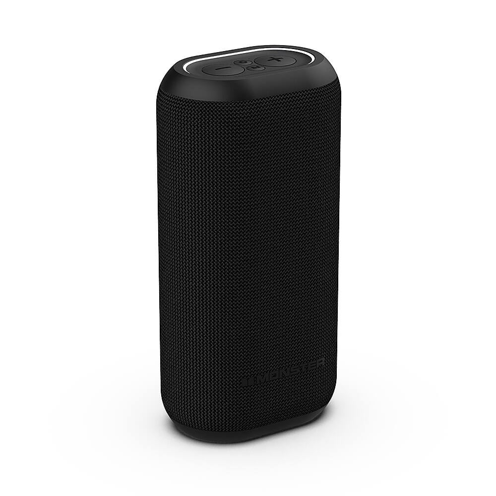 Alt View 14. Monster - DNA MAX Portable Bluetooth Speaker with Qi Wireless Charging - Black.