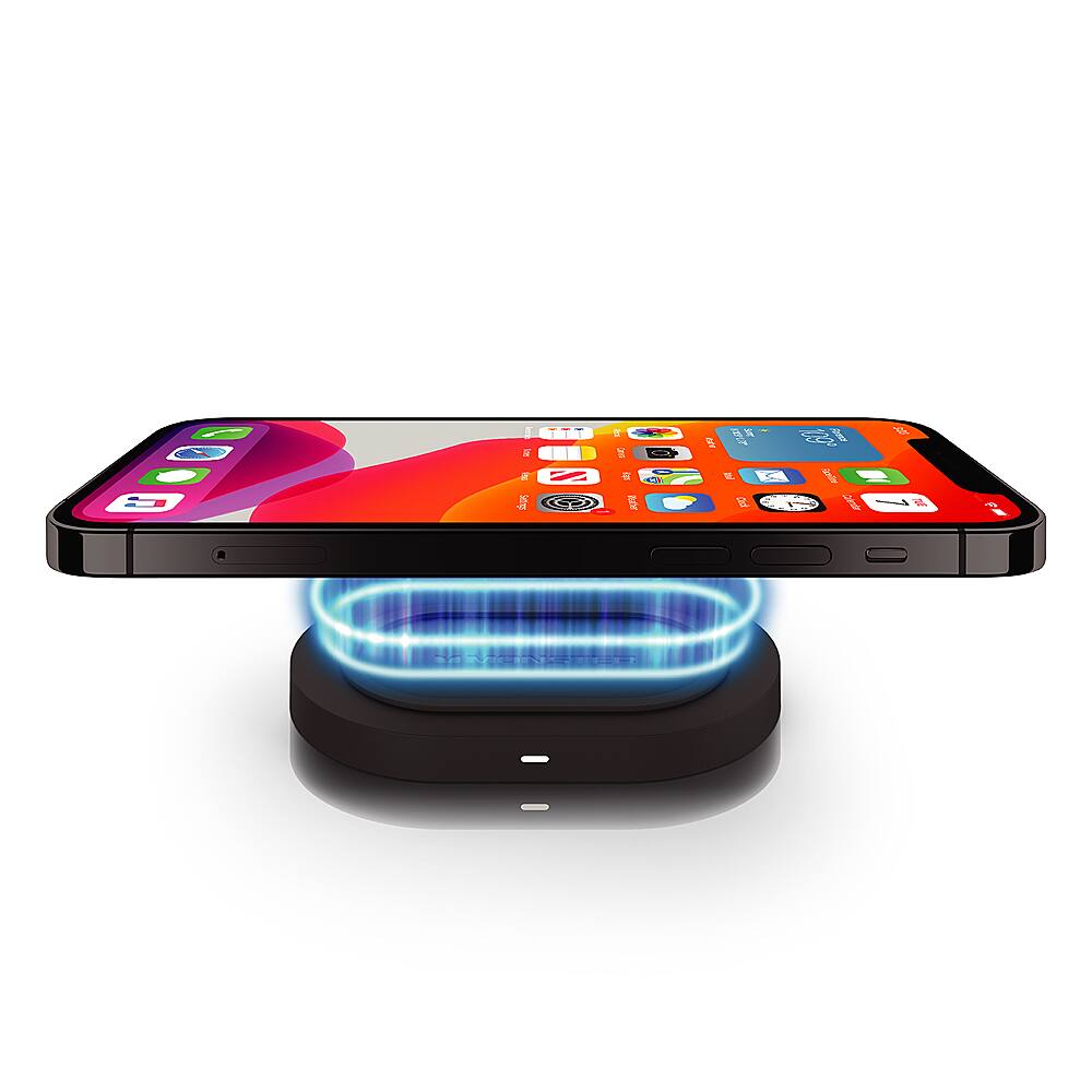 Alt View 21. Monster - DNA MAX Portable Bluetooth Speaker with Qi Wireless Charging - Black.