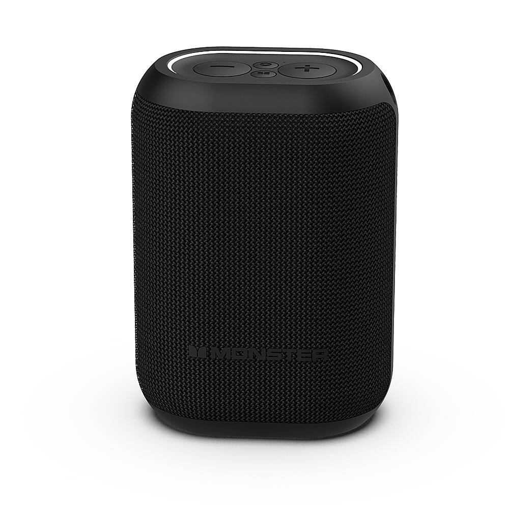 Alt View 11. Monster - DNA ONE Portable Bluetooth Speaker with Qi Wireless Charging - Black.