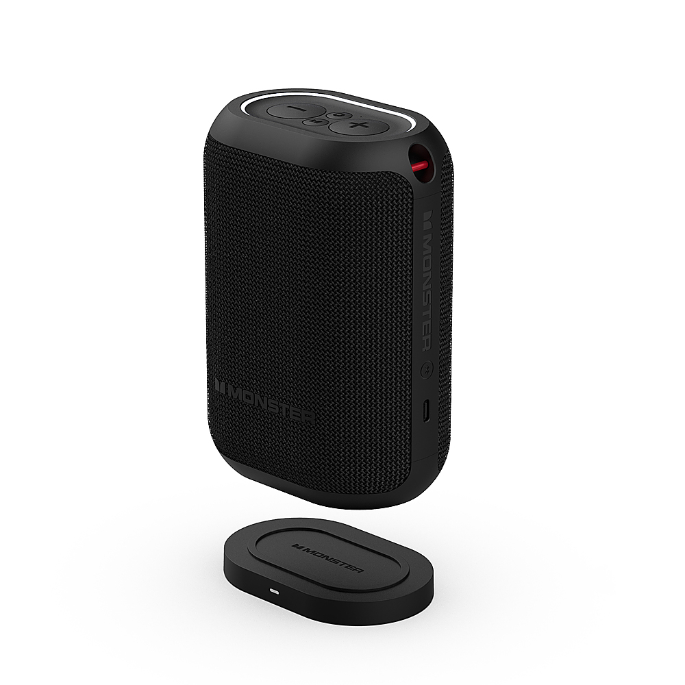 

Monster - DNA ONE Portable Bluetooth Speaker with Qi Wireless Charging - Black