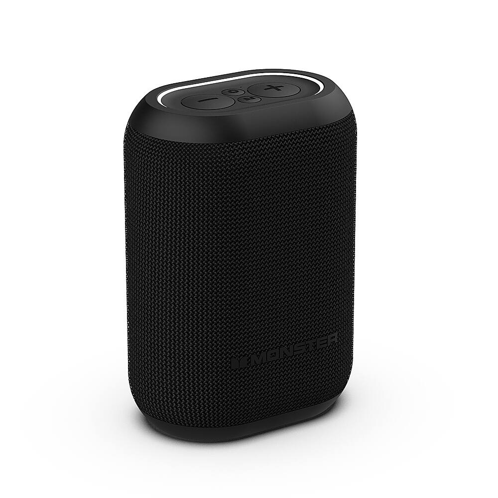 Alt View 14. Monster - DNA ONE Portable Bluetooth Speaker with Qi Wireless Charging - Black.
