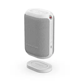 Monster - DNA ONE Portable Bluetooth Speaker with Qi Wireless Charging - White