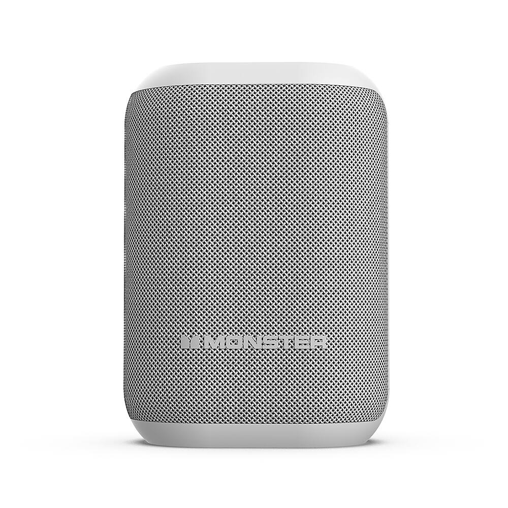 Alt View 12. Monster - DNA ONE Portable Bluetooth Speaker with Qi Wireless Charging - White.
