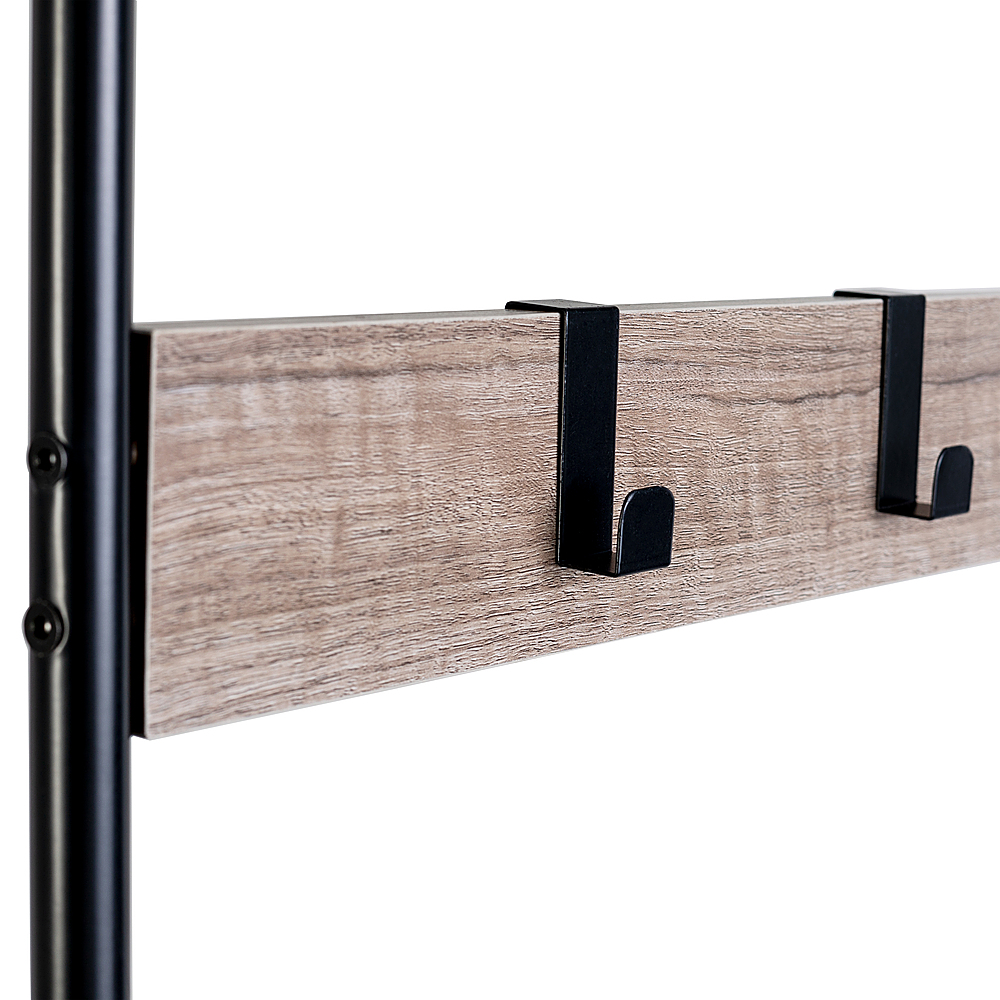 Modern and Rustic Entryway Coat Rack 34 Inches/5 Hooks, Wall Coat