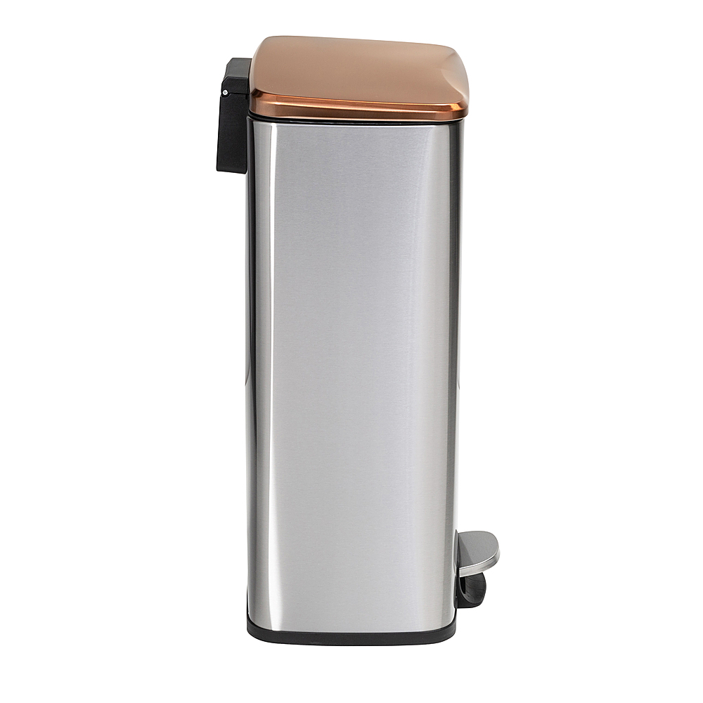 Honey-Can-Do 50 Liter Large Stainless Steel Step Trash Can with Lid Silver  TRS-08993 - Best Buy