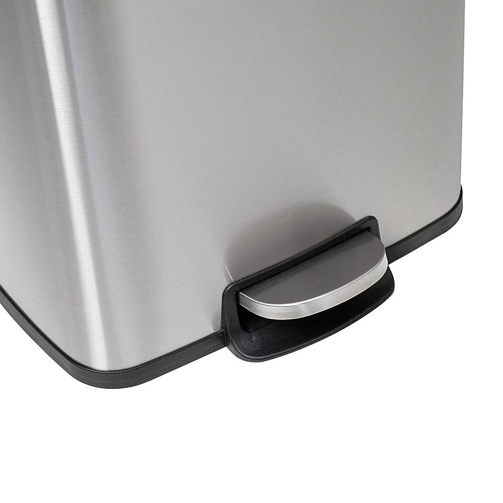 Honey-Can-Do 50 Liter Large Stainless Steel Step Trash Can with Lid Silver  TRS-08993 - Best Buy