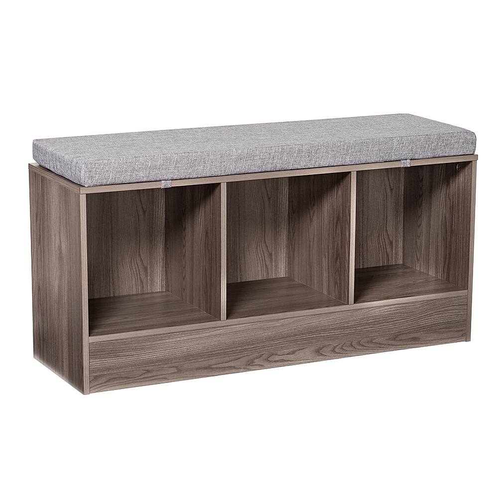 Best Buy: Honey-can-do Storage Bench Gray Shf-08701