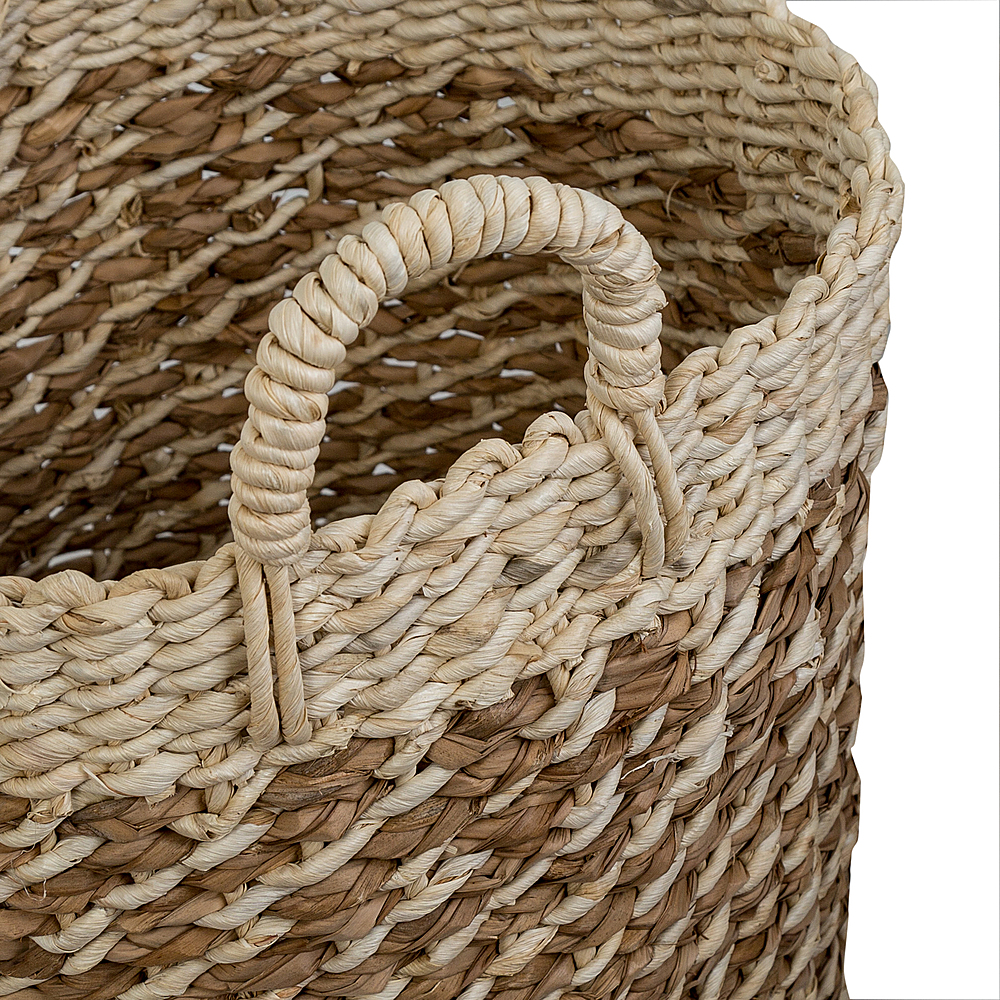 Best Buy: Honey-Can-Do 7-Piece Split Willow Woven Bathroom Storage Basket  Set Grey HMP-09358