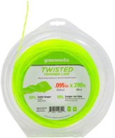 Greenworks - 0.095" Ultra Twisted String Trimmer Replacement Line (200 FT) - Green - Front_Zoom