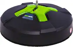 Greenworks - 15" Pressure Washer Surface Cleaner Attachment (3100 PSI MAX) - Black/Green - Front_Zoom
