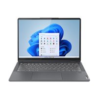 Lenovo - Refurbished IdeaPad Flex 5 14" 2.2K Laptop AMD Ryzen 7 5700U 16GB Ram 512GB SSD W11H - Gray - Front_Zoom