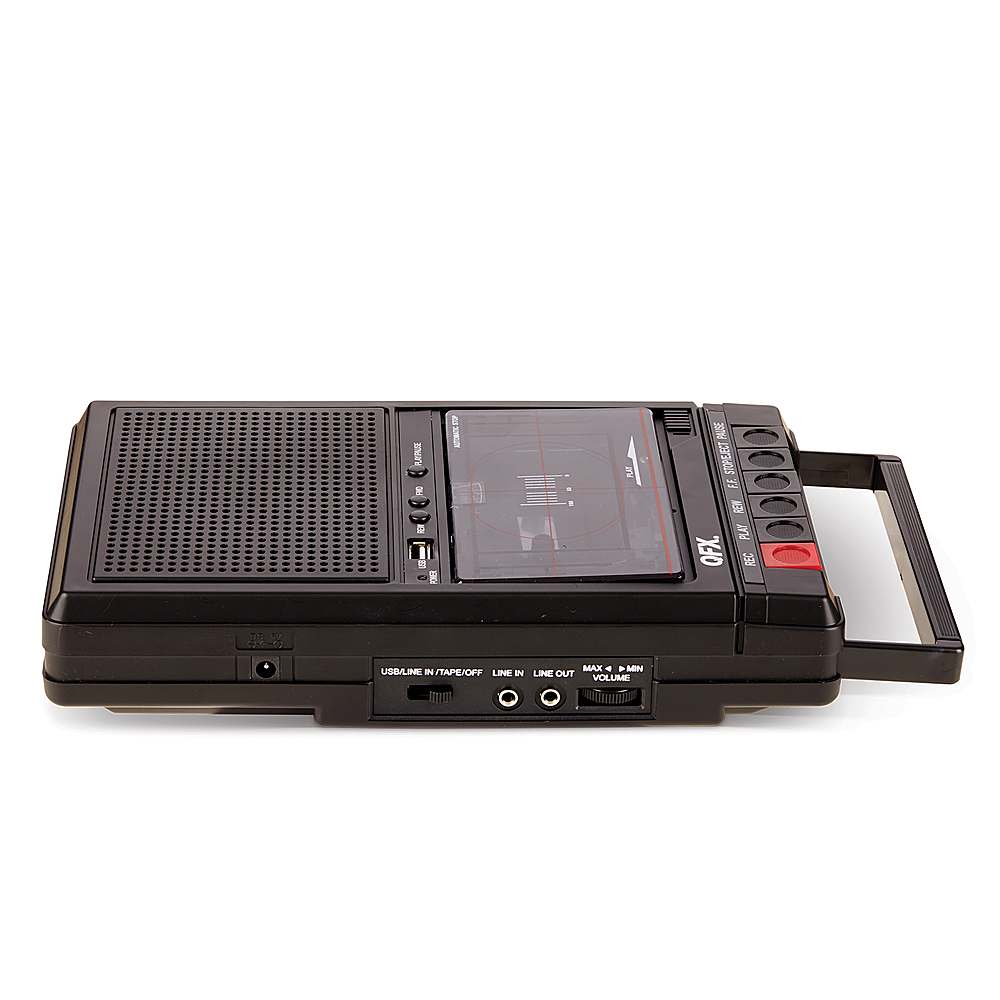 QFX RETRO-39 Shoebox Tape Recorder with USB Player : : Electronics