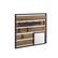 Left. Walker Edison - Urban Wall Organizer with Hooks and Removable Shelf - Knotty Driftwood.