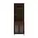 Front. Walker Edison - Contemporary Glass-Door Bar Cabinet - Dark Walnut.