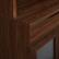 Alt View 32. Walker Edison - Contemporary Glass-Door Bar Cabinet - Dark Walnut.