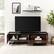 Alt View 16. Walker Edison - Contemporary Low TV Stand for TVs up to 65” - Dark Walnut.