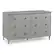 Left. Walker Edison - Modern 6-Drawer Dresser - Gray.