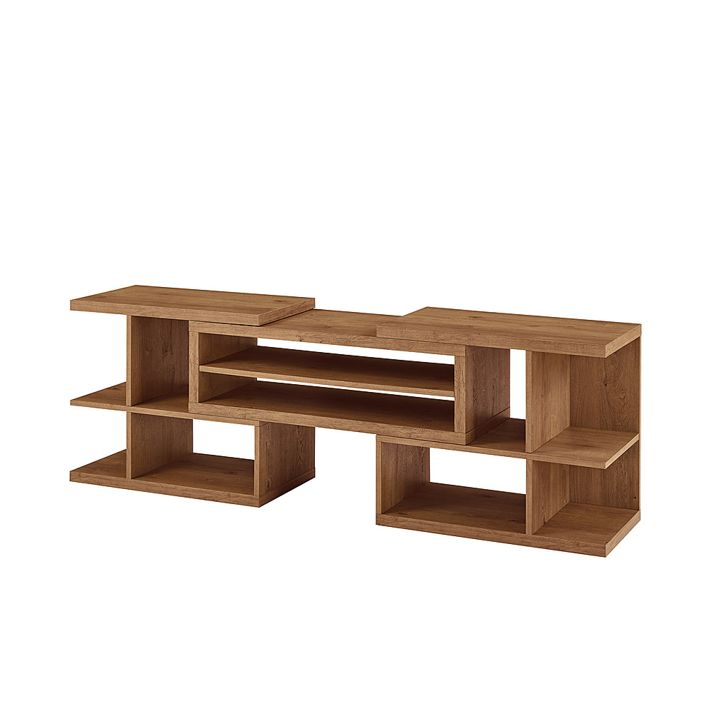 Walker Edison – Modern Adjustable TV Stand for TVs up to 60” – English Oak Sansujyuku sansujyuku.com