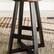 Alt View 21. Walker Edison - Rustic Distressed Solid Wood Dining Stool (Set of 2) - Mahogany.
