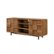 Angle Zoom. Walker Edison - Modern Checkered TV Cabinet for TVs up to 55” - English Oak.